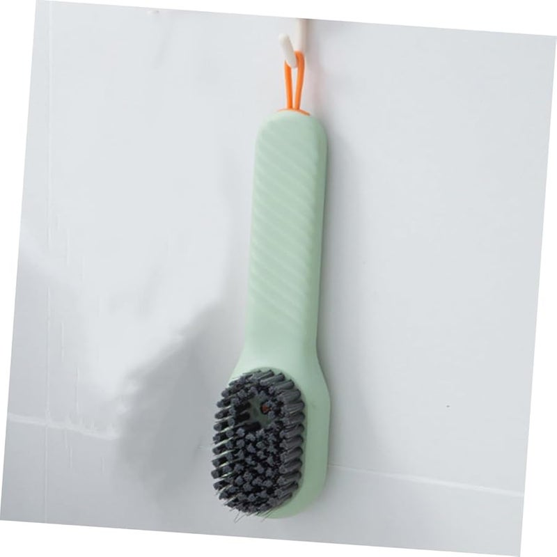 Long Handle Shoe Brush with Soap Dispenser Multi Function Cleaning Brush for Shoes and Surfaces - Image 5